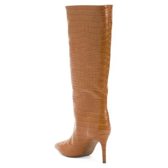 AREZZO Made In Brazil Miranda High Stiletto Boots - Picture 2 of 4